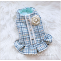 Robe hivernale à plaid de vent parfum